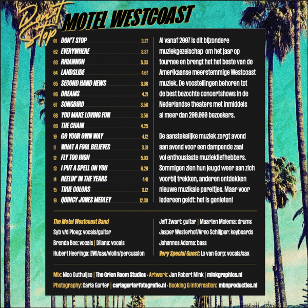 Motel Westcoast - Don't Stop! (2025) - Afbeelding 2